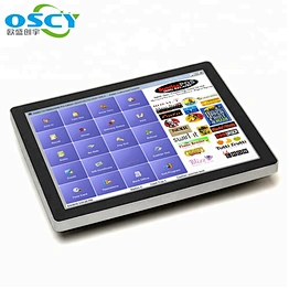 True Flat 10 points capacitive touch 15inch pos+systems /POS/pos machine