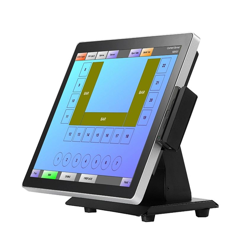 15'' touch screen cash register cashier pos terminal machine i3/i5 4210u/4200u all in one point of sales system pos