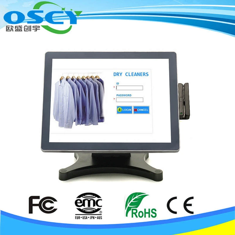 Complete line of touchscreen displays, flat panel LCD monitors POS equipment
