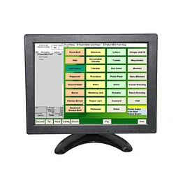 10 inch e-ink touch screen karaoke monitor bnc monitor with vga hd bnc input