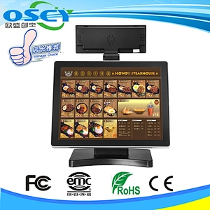 15 inch Touchscreen restaurant pos system/ AIO Pos/ALL IN ONE PC