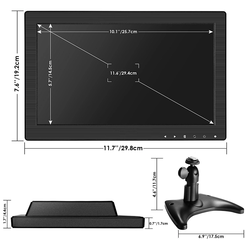 11.6 Inch LCD Touch Screen Monitor for industrial equipment