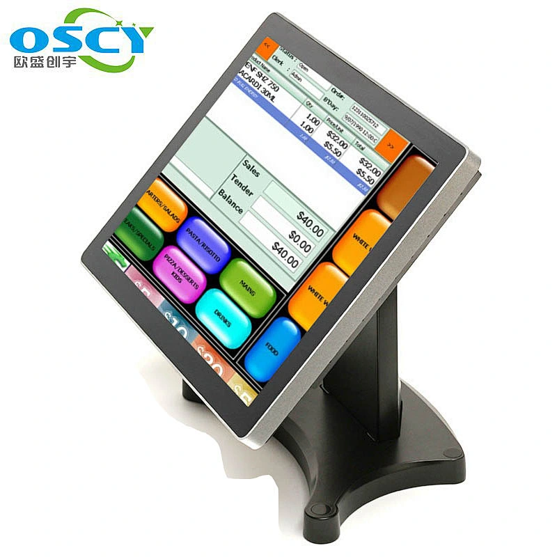 High configuration i5 CPU 4G RAM 64GHard disk POS with wifi