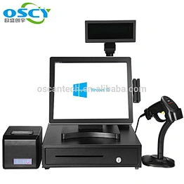Factory Touch Screen 15 inch Retail POS system All in One POS Terminal