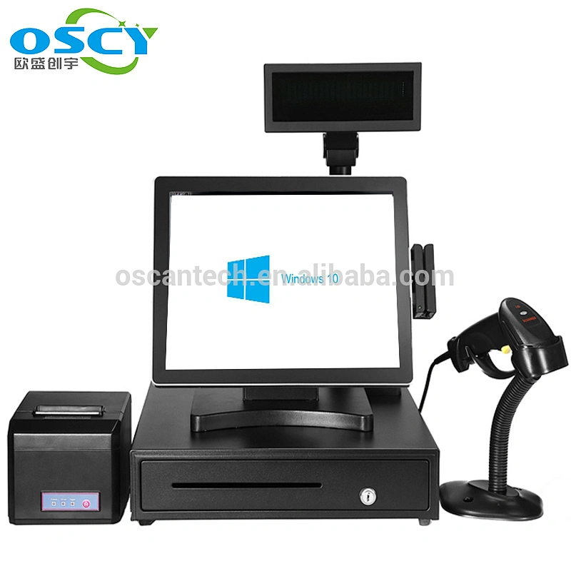 Factory Touch Screen 15 inch Retail POS system All in One POS Terminal