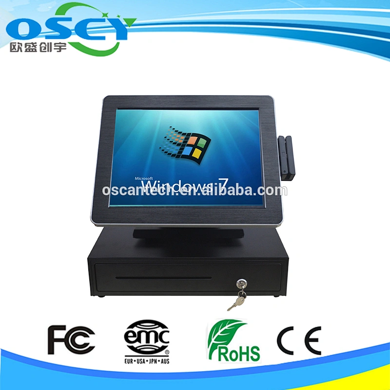 Full function All-in-one 15inch POS Terminal, point of sale