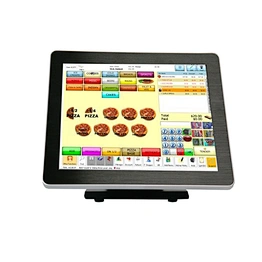 Computers small size 17 inch POS magnetic card machine with barcode scanner