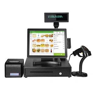 12 Inch Desktop All-in-one Pc Windows Terminal Retail Touch Screen Pos System For Sale