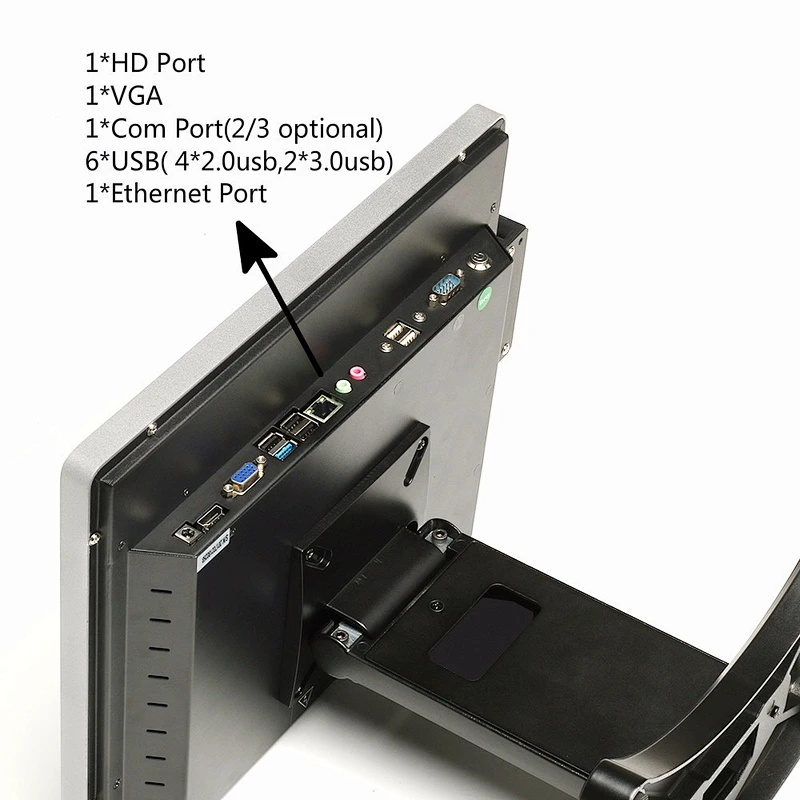 Fanless POS Terminal with True Flat Touch Screen Bars / Ice Cream Parlors / Restaurants