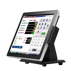 15 inch All in one Touch POS with Label Printing Scales Barcode scanner and scales