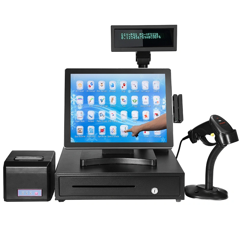 High quality Touch screen All in One POS Machine/POS system/EPOS for Retail shop