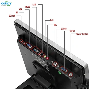 12 Inch Oscan New True Flat All In One POS System For Noodles Coffee Shop