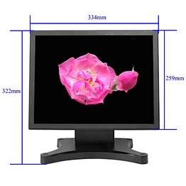 15 inch open frame resistive touch screen monitor