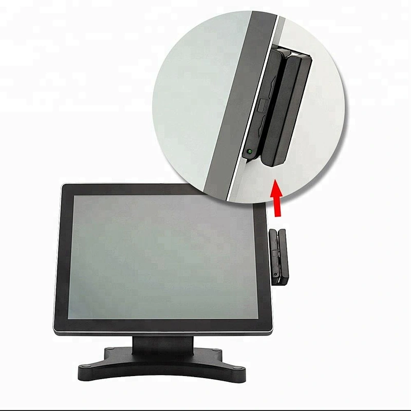 Restaurant touch screen cash register machine with 80mm thermal printer, scale