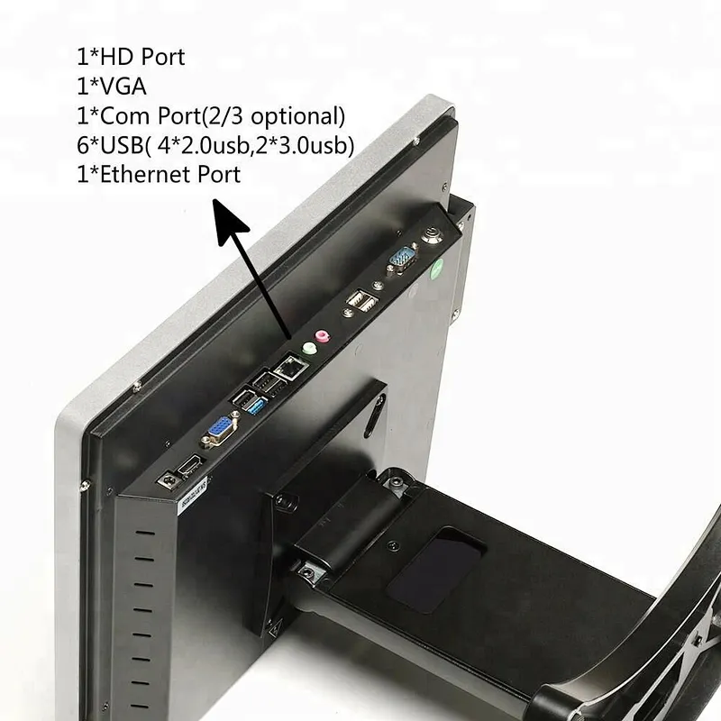 OSCY 17 Inch Pos system touch screen i3 i5 4210u/4300u all in one pos for Retail and Restaurant pos cash register
