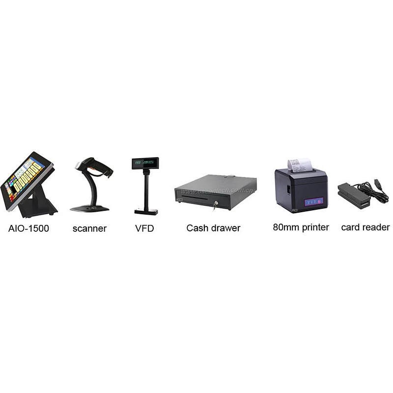 15 inch desktop monitor cheap touch screen all in one pc mini pos