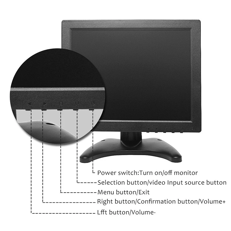 10 inch touch screen monitor lcd screens led tv hd