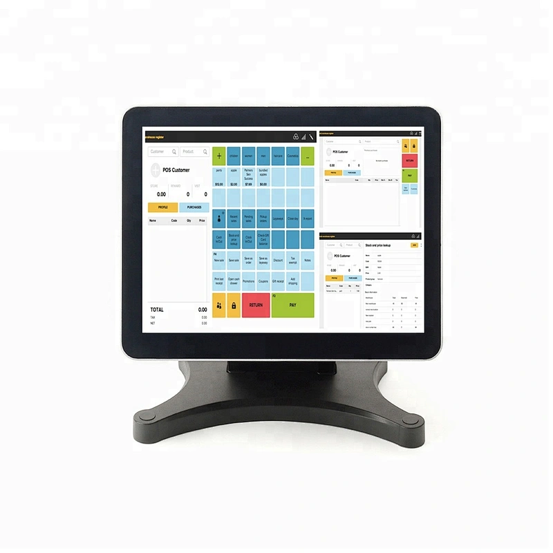 POS Retail Point of Sale System Includes 12inch Touch Screen, Scanner, Printers and Drawer Online Inventory Management
