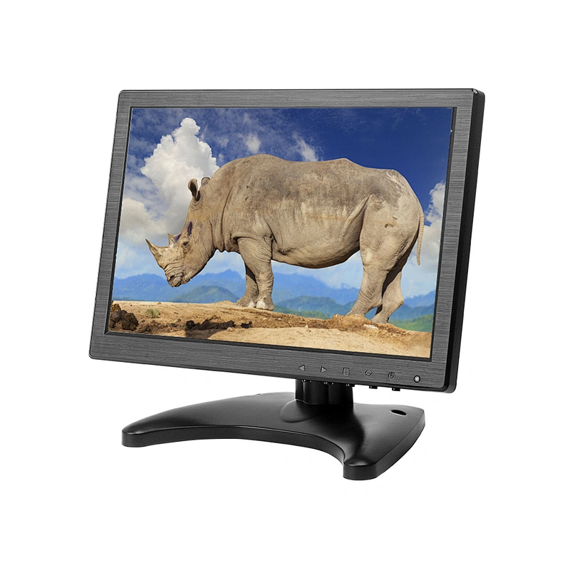 10.1 inch 8 languages support HD cheap metal case optional touch screen monitor
