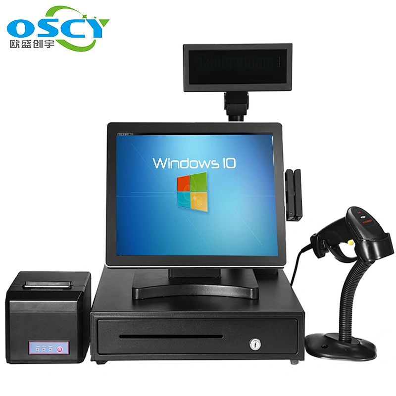 15 inch Touchscreen restaurant pos system/ AIO Pos/ALL IN ONE PC