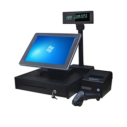 electronic cash register 15 inch pos system all in one/ pos machine
