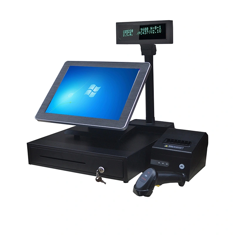 electronic cash register 15 inch pos system all in one/ pos machine