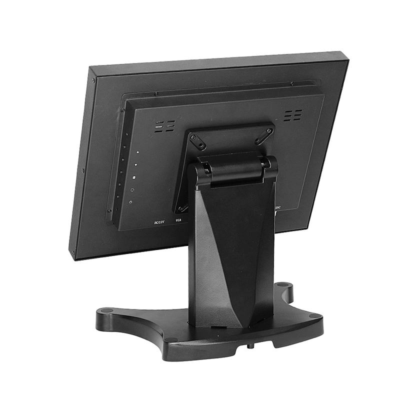 Factory 15 inch POS LCD Touch Screen Monitor Heavy duty Metal Stand Monitor