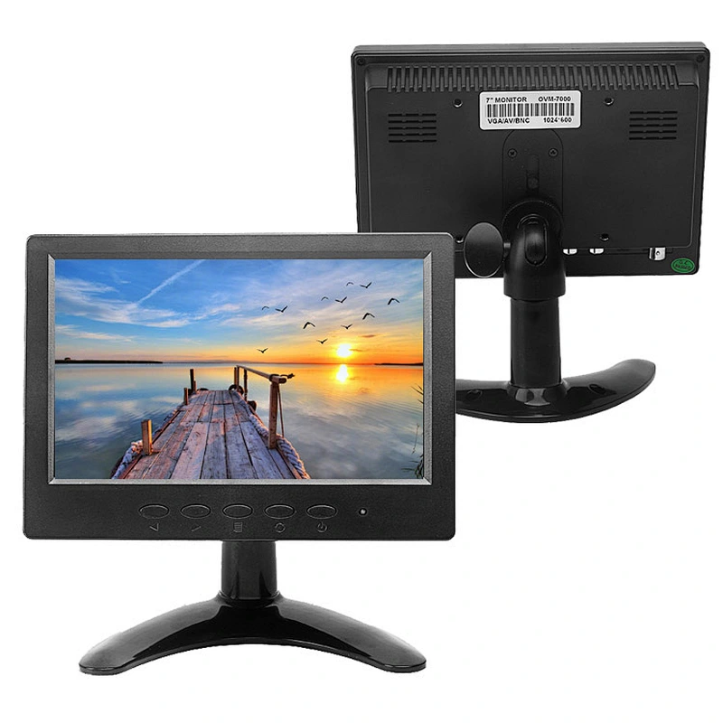 Small Size 7 Inch DC12V HD USB LCD Touch Monitor Ultra Wide 7Inch Car LED Touch Screen Monitor