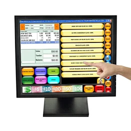 High quality resistive touch 15 inch raspberry pi touch monitor