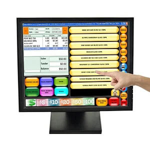 High quality resistive touch 15 inch raspberry pi touch monitor