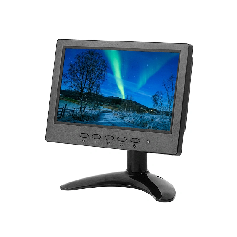 7 inch 2AV 4AV LCD TouchScreen Monitor with USB (or RS232) for kitchen