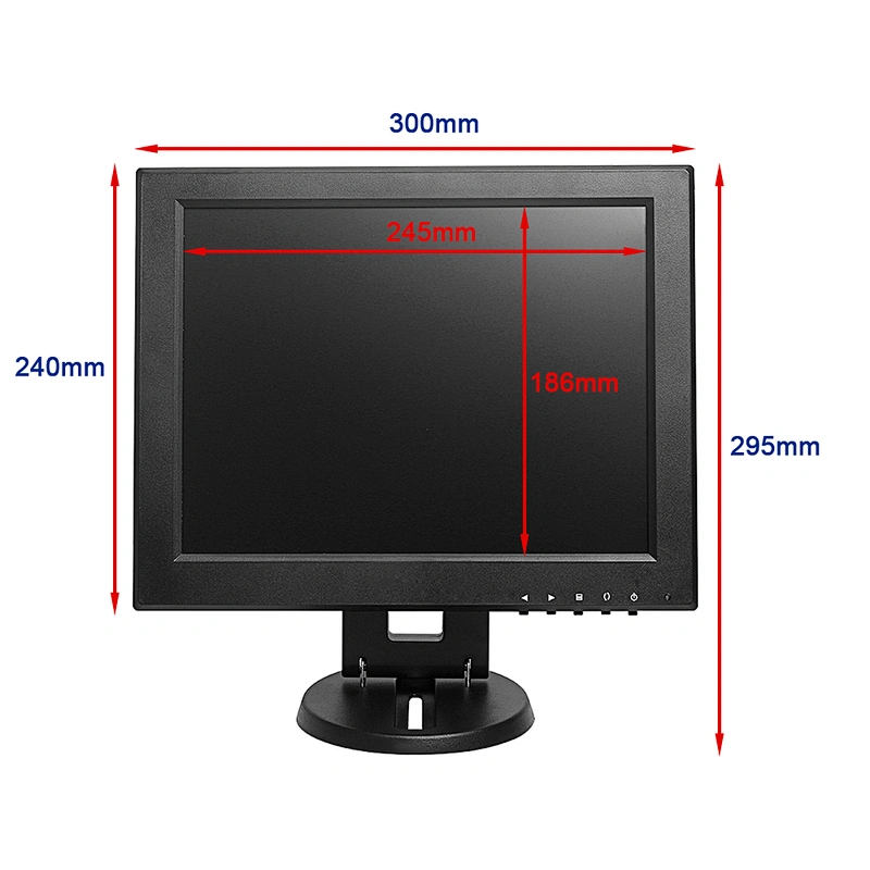 12.1 inch indoor use professional broadcast monitor with images reversing function