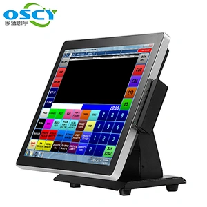 15 Inch Cash Register Pos Machine Retail Point Of Sale System With Printer ,Scanner ,Cash Drawer