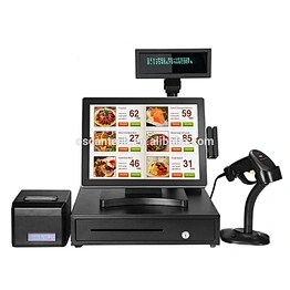 15 inch all in one touch screen POS system/POS terminal/Epos
