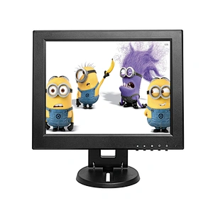12 Inch LCD HD LED compute pc monitors 4 wire resistive touch Monitor