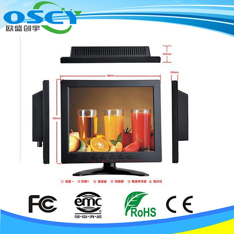 8 Inch Industrial Lcd Screen Monitor led tv smart