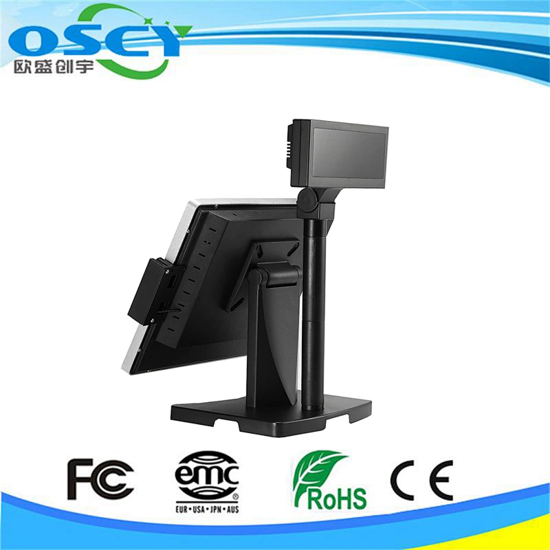15inch touch screen pc in-wall pos system windows 7