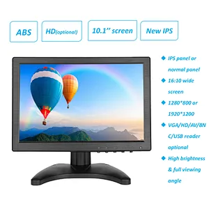 10.1 inch 1280*800 or 1920*x1200 HD IPS industrial touch screen monitor