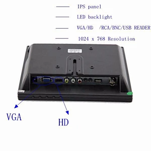 New design 9.7 Inch Muilt-function Monitor capacitive touch screen monitor with New IPS panel LED backlight