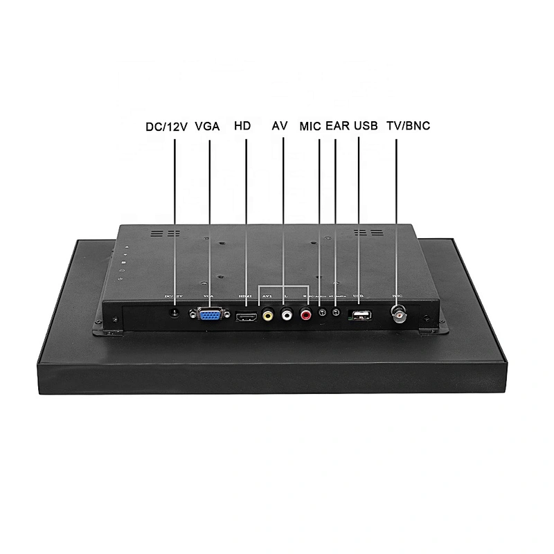 New launched true flat full metal case touch screen capacitive touch 15'' monitor