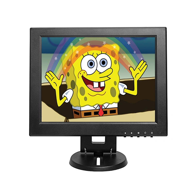 12 Inch LCD HD LED compute pc monitors 4 wire resistive touch Monitor