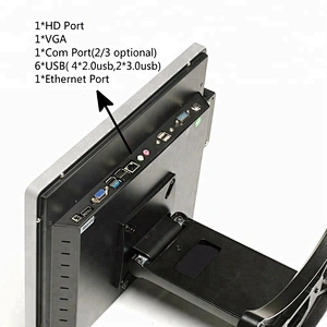 12, 15 Inch All In One Touch Screen Pos Computer, Pos System For Hospitality
