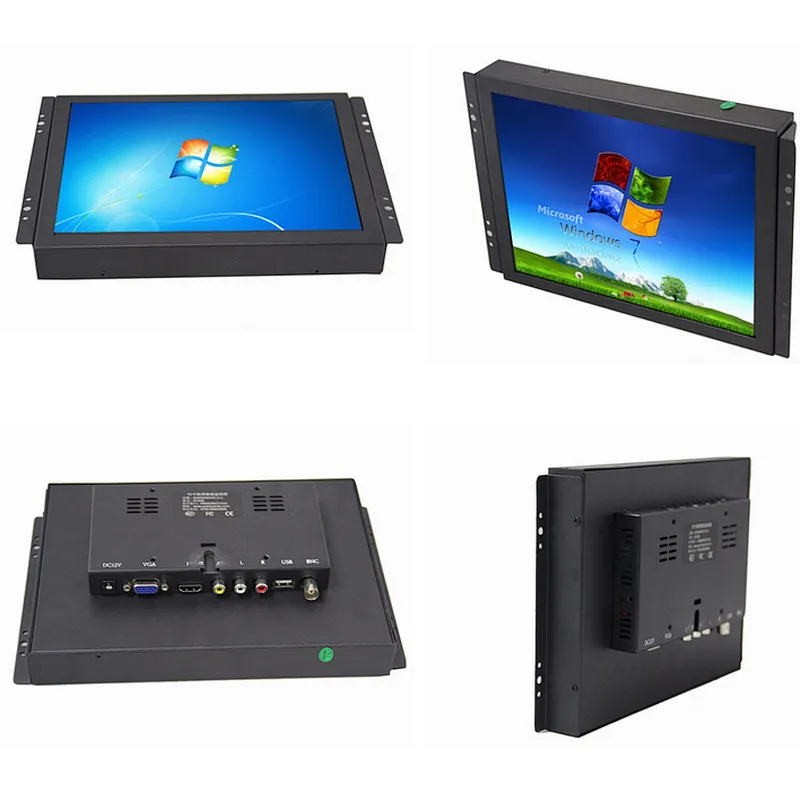 10 Inch Open Frame Infrared Capacitive VGA USB Touchscreen Lcd Touch Screen Monitor