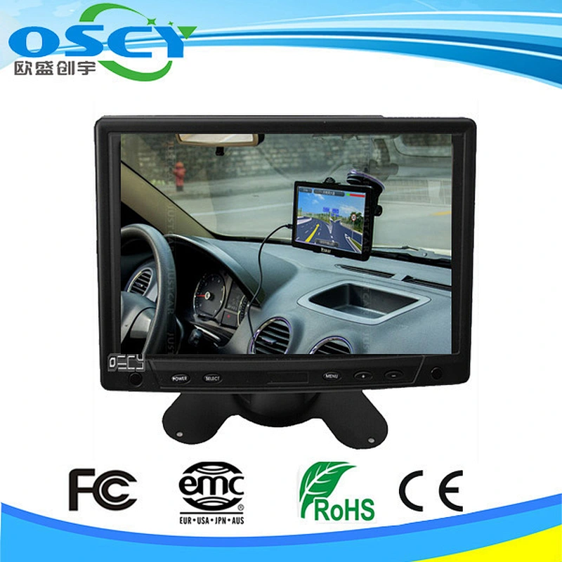 monitor pc 7 inch tft car 12v monitor with camera