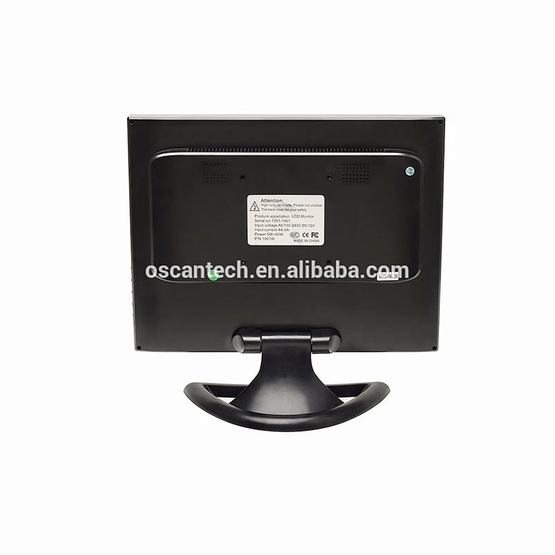 USB Touch Monitor POS VGA Touch Screen Monitor 15 Inch,Half metal stand is optional