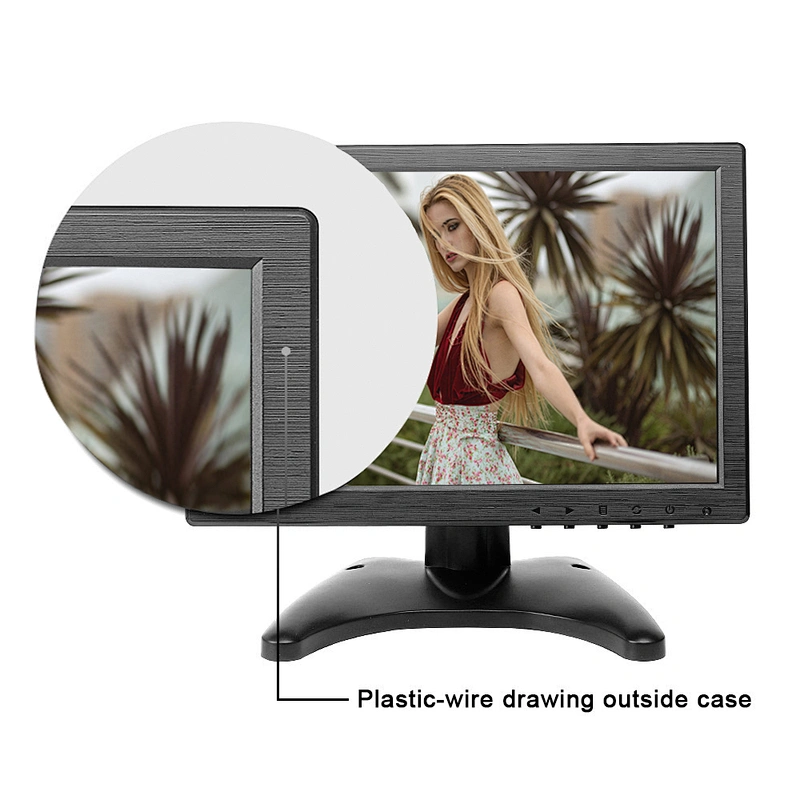 16:9 10.1 Mini Ips Lcd Cctv Cheap Desktop Small Size 10 Inch Led Pc Monitor