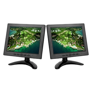 8inch small 4 wire resistive touch screen panel vga LCD mini computer monitor