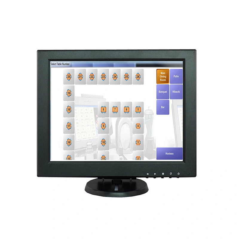 waterproof touch screen/ bluetooth computer monitor hd/ 12v dc lcd monitor