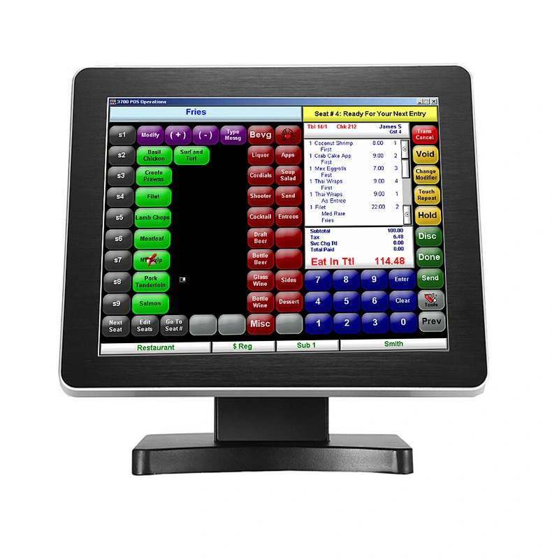 17 inch All In One Pos machine / touch screen pos system / pos terminal with Wifi Bluetooth