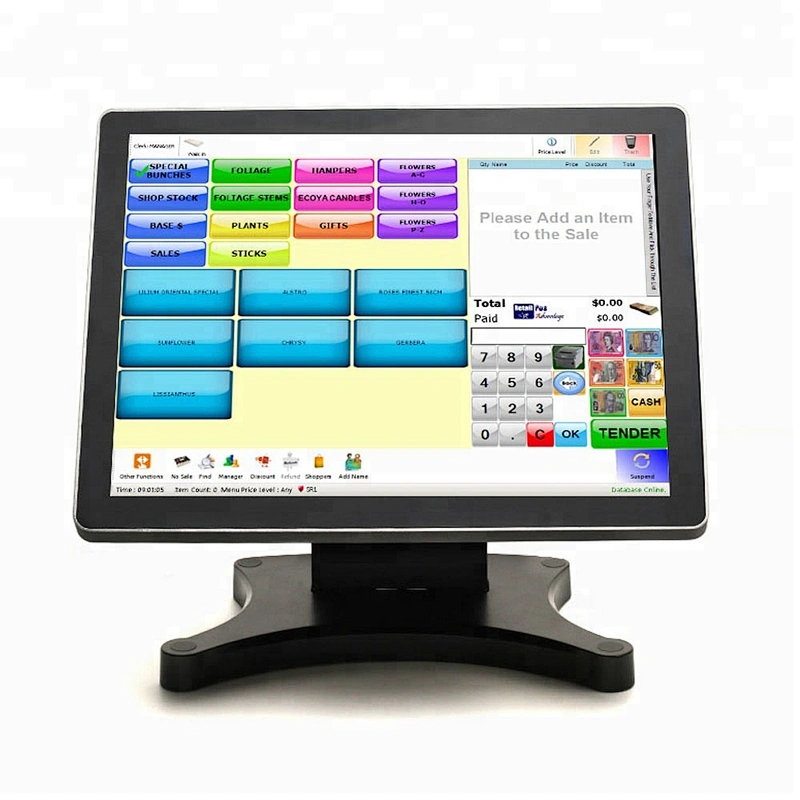 Restaurant and Retail Cheap Touch Screen 15 inch POS System